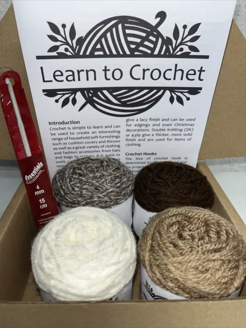 Crochet Kit for Beginners I Learn to Crochet Starter kit I Birthday I Xmas  gift