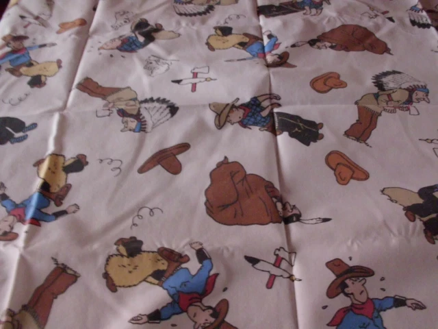 Coupons De Tissu Jersey Tintin - Lot De 2, Multicolore, Occasion Bon État