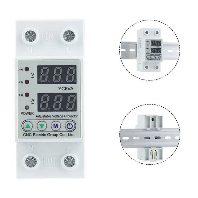 Limitatore di corrente digitale AC 230 V guida tempo di ritardo 1s~500s