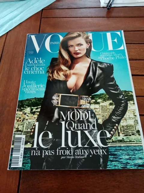 magazine VOGUE Paris 941 octobre 2013 october cover Edita Vilkeviciute mode