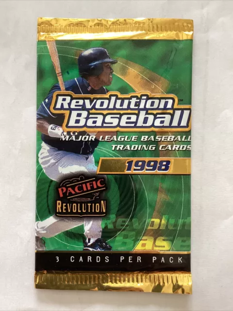 1998 Pacific Revolution Baseball 3-Card Pack