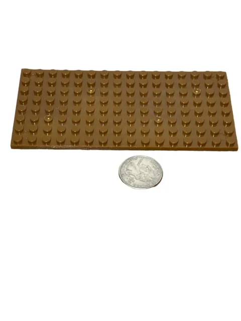 Mega Bloks Plate 8 x 16 Brown Baseplate Thin