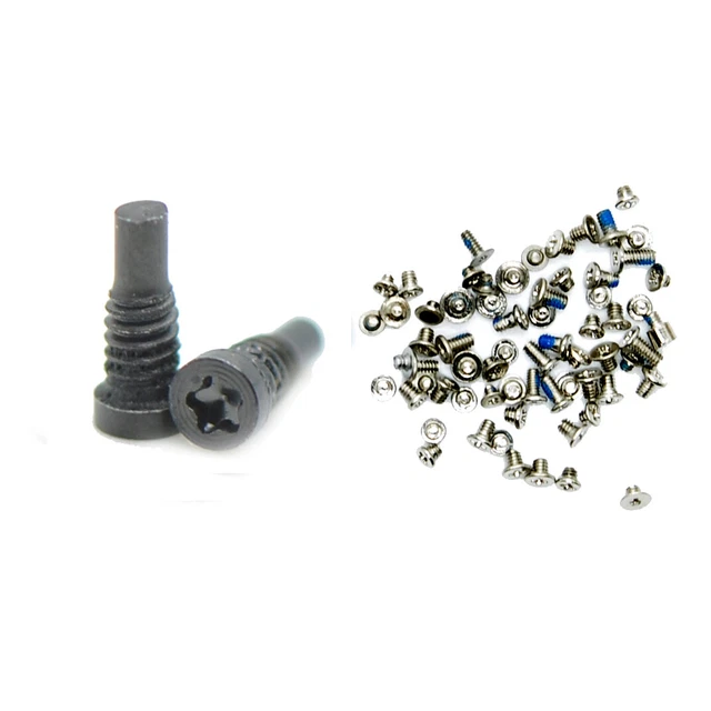 iPhone 8 8 Plus Schraubensatz Ersatz Schrauben Screws Pentalobe Set - SCHWARZ