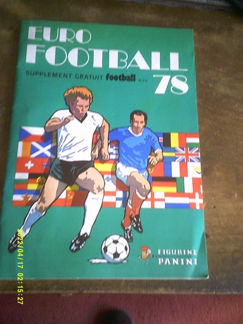 Album Panini Original VIDE EURO Football 1979 - Très Bon état - Collection Foot