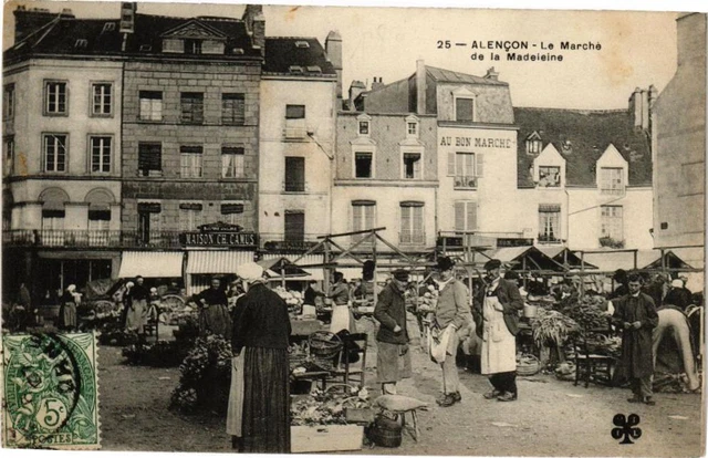 CPA AK Alencon (Orne) - Le Marche de la Madeleine (250077)