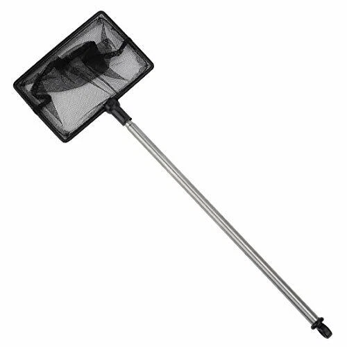 Pawfly Telescopic Aquarium Net Fine Mesh Small Fishnet with Extendable 9-24 inch
