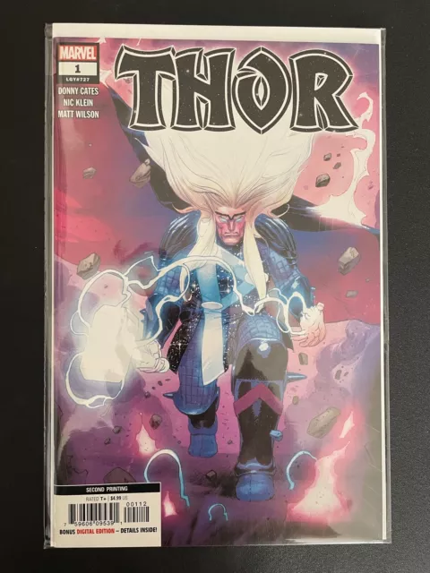 Thor 1 2nd Print Variant Vol. 6 Higher Grade Marvel Comic Book D46-176