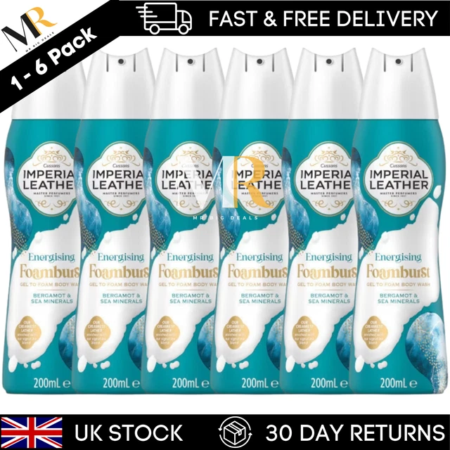 IMPERIAL LEATHER FOAMBURST Foam Burst Energising Bergamot and Sea