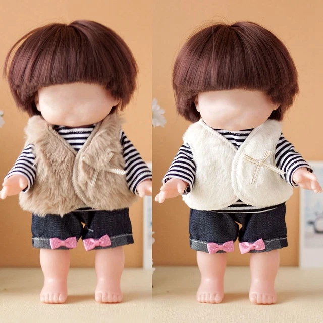 Outfit Cotton Stuffed Dolls Shorts Clothes Vest 20cm Doll Clothes Mini Clothes