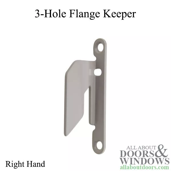 3-Hole Flange Keeper - Right Hand