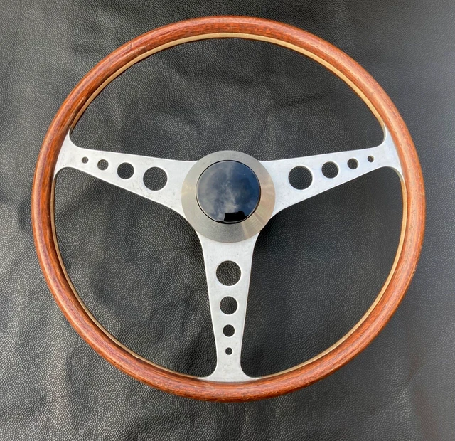 Cerno volante classico originale anni '60 ""Les Leston"" 13,5 pollici in legno di loto