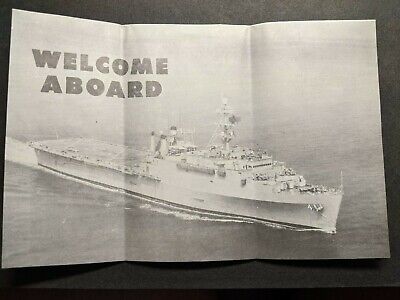 USS AUSTIN LPD-4 Naval Welcome Aboard Booklet