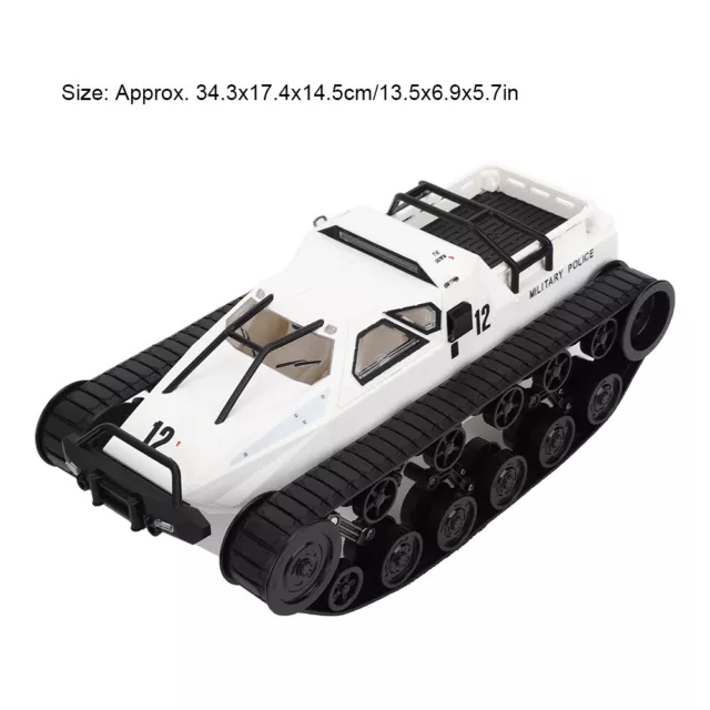 New 2.4Ghz 1/12 Simulation Tank Electric Remote Control Car With 5Meters Wading