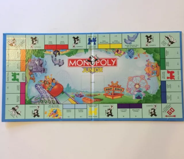 Monopoly Junior Replacement Parts Pieces 1999 Board Game Parker Brothers