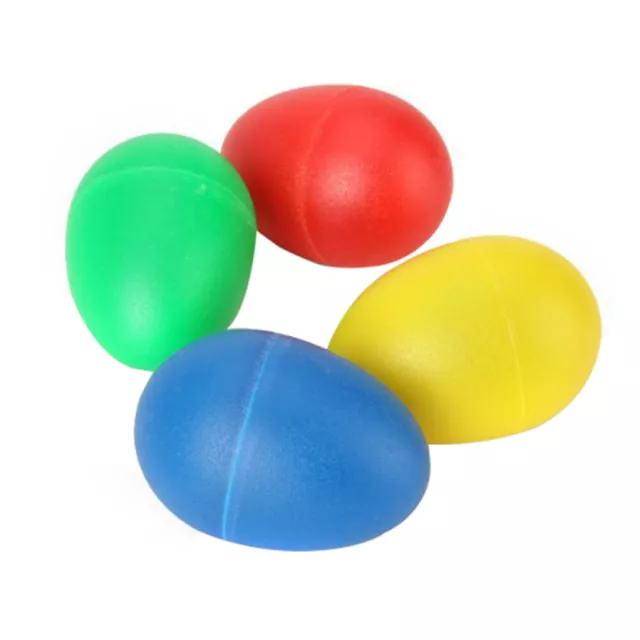 4 Colors Egg Maracas Percussion Shaker Eggs Shakers Kids Baby Music