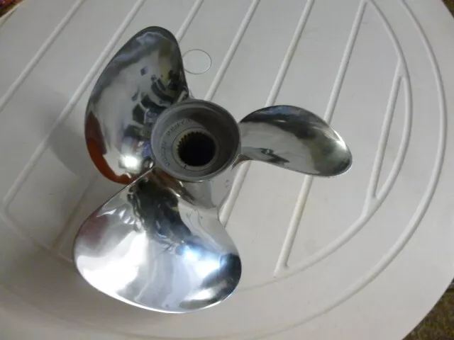 Rebuilt Left Hand Volvo Penta Inner Front Stainless Propeller 854375 27 Spline