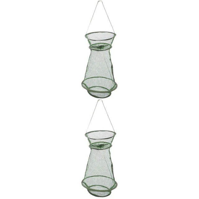 2 pcs Durable Premium Klapp Fischernetz Angeln Zubehör Für Garnelen