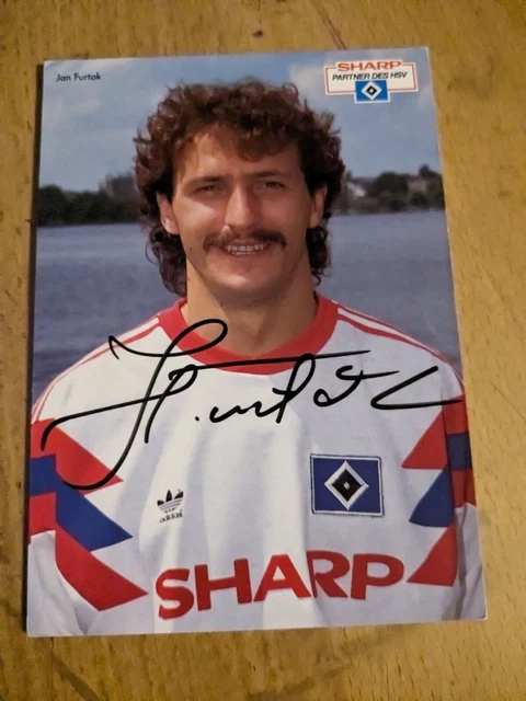 UNIKAT. ORGINALES AUTOGRAMM. Hamburger SV. Jan Furtok. HSV. Rarität