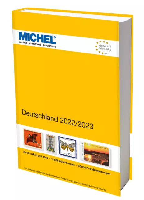 MICHEL Stamp Catalogue Germany 2022/2023 New