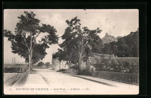 CPA Saint-Péray, l´Entrée 1907