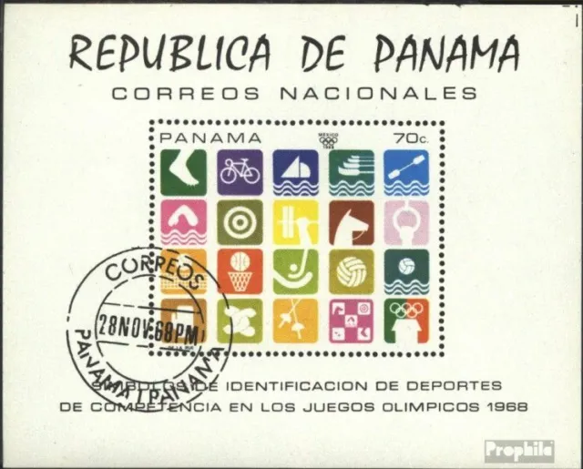 Panama Block103 (kompl.Ausg.) gestempelt 1968 Olymp. Sommerspiele`68, Mexiko