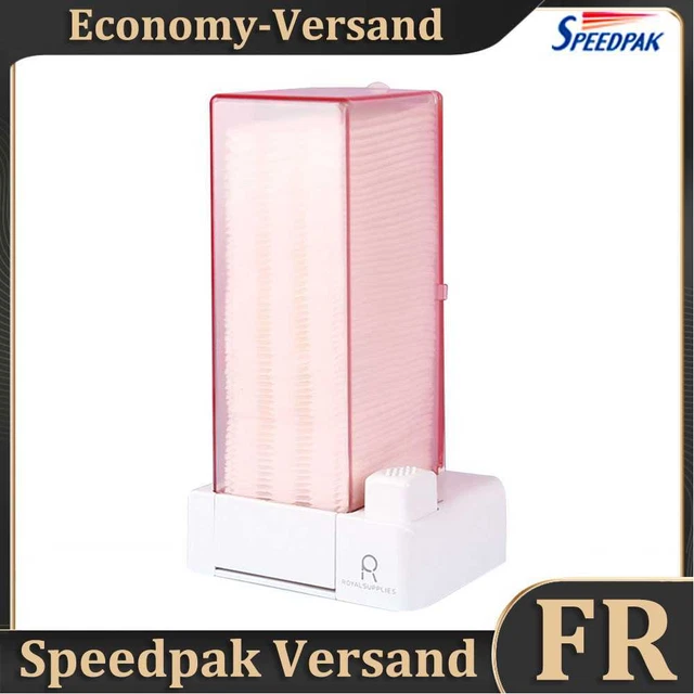 Cosmetic Cotton Pad Storage Box Automatic Makeup Remover Organizer (Pink) Hot