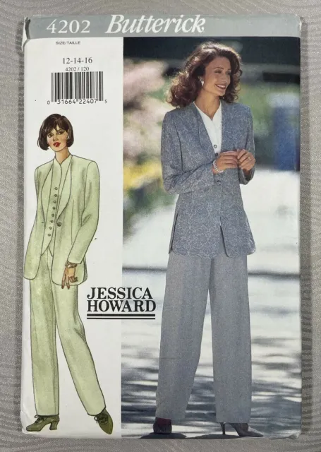 Butterick #4202 Misses' Jacket, Top & Pants Sewing Pattern (Size 12-16)