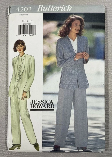 Butterick #4202 Misses' Jacket, Top & Pants Sewing Pattern (Size 12-16)