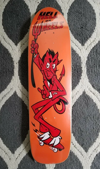 Strangelove Hell On Wheels Devil Cruiser Skateboard Deck 8.5 Cliver Supreme