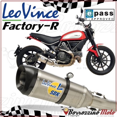 LeoVince Silencieux Tuyau D'Échappement Approuvé LeoVince SBK piaggio beverly 350 2015 
