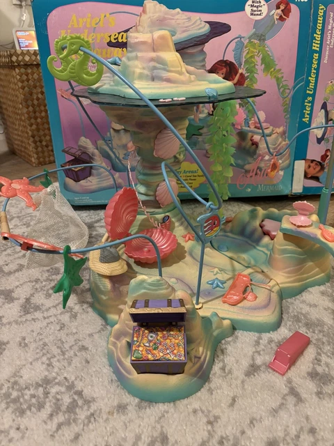 Little R Disney DISNEYS THE LITTLER Mermaid Tyco Ariel’s Undersea Hideaway 1994 Playset ...