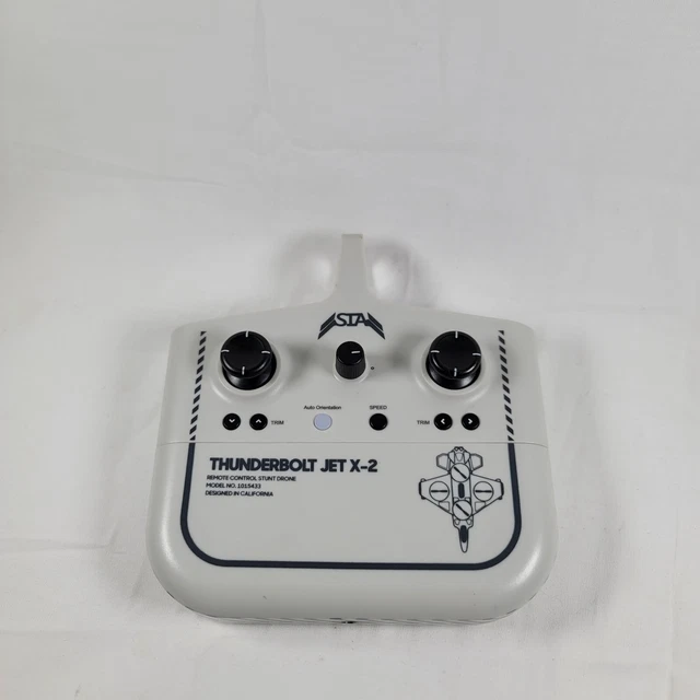 SHARPER IMAGE TOY RC Thunderbolt Jet X2 Remote Control for Stunt Drone
