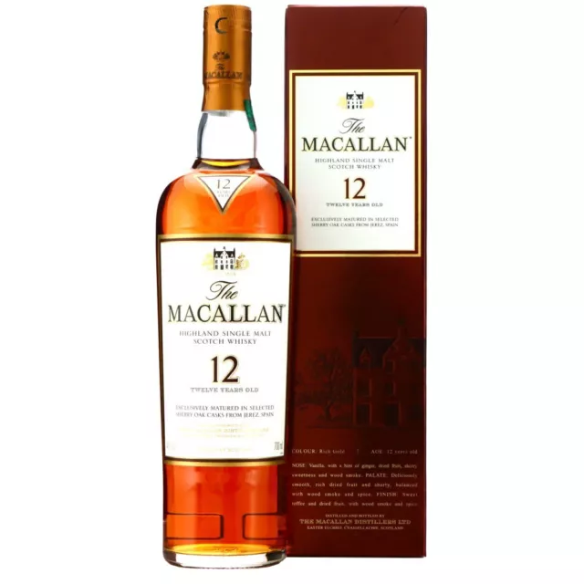 Macallan 12 Year Old Sherry Original pre2018