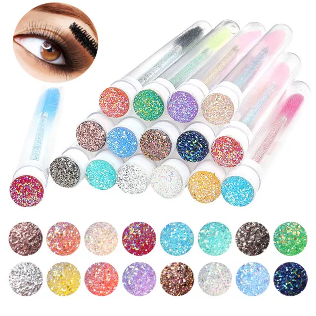 Desechable Maquillaje Cepillo para Pestañas Máscara Aplicador Ojos Brochas 1pc "