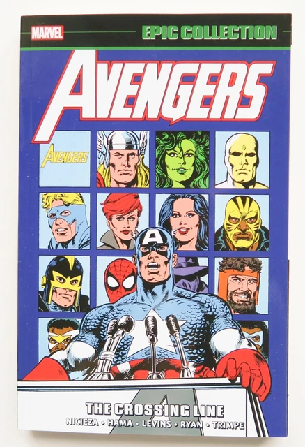 Avengers The Crossing Line Marvel Epic Collection Graphic Novel Comic Book