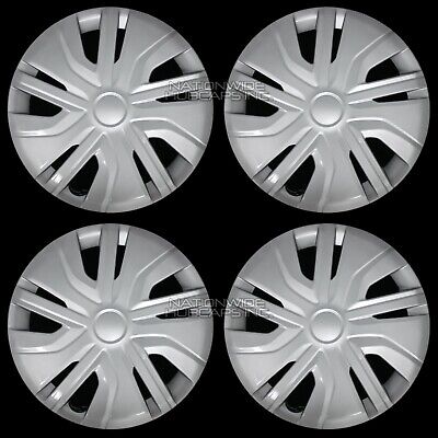 14" Set of 4 Hubcaps Wheel Covers Snap On Full Hub Caps fit R14 Tire & Steel Rim