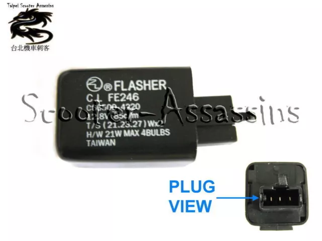 LED FLASHER RELAY for YAMAHA SECA II (XJ600 SD/SDC/SE/SEC/SF/SFC/SG) 1992-1996