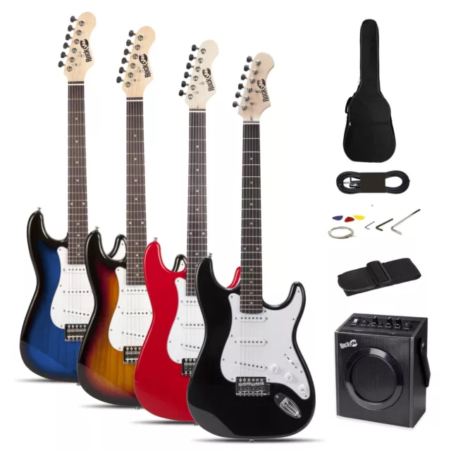 Electric Guitar 4/4 Size Beginner Set with Amp & Accessories - 3rd Avenue