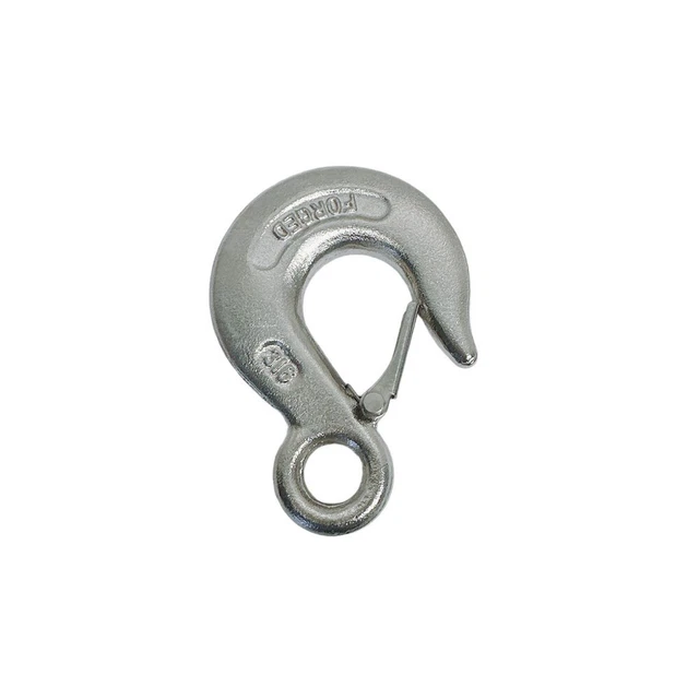 1/4" Marine Boat Eye Slip Hook WLL 1000 Lb Drop Forged Stainless Steel T316