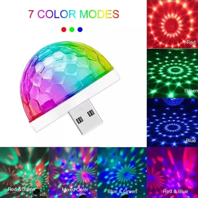 Éclairage multicolore LED USB, pour intérieur de maison, de voiture, néon coloré