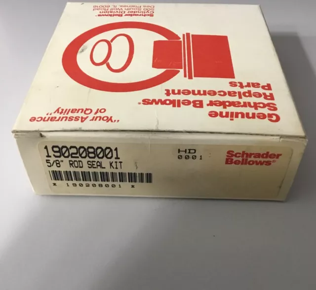 New Schrader Bellows Parker 190208001 Rod Seal Kit