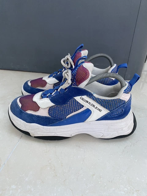 CALVIN KLEIN JEANS Maya Ladies Trainers UK 7.5 US 10.5 EUR 41 19.99 PicClick UK