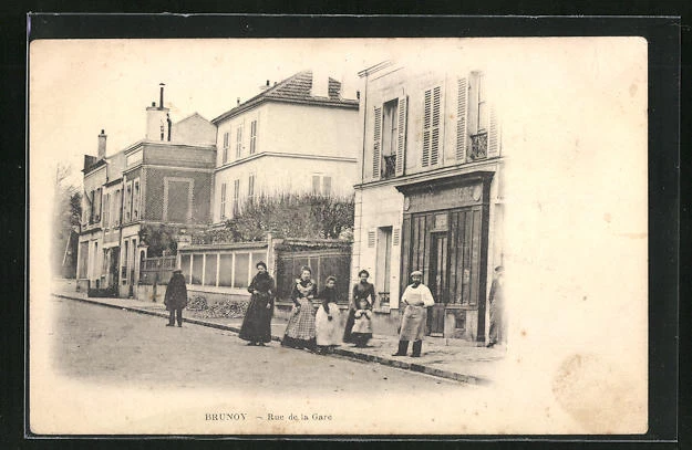 CPA Brunoy, Rue de la Gare