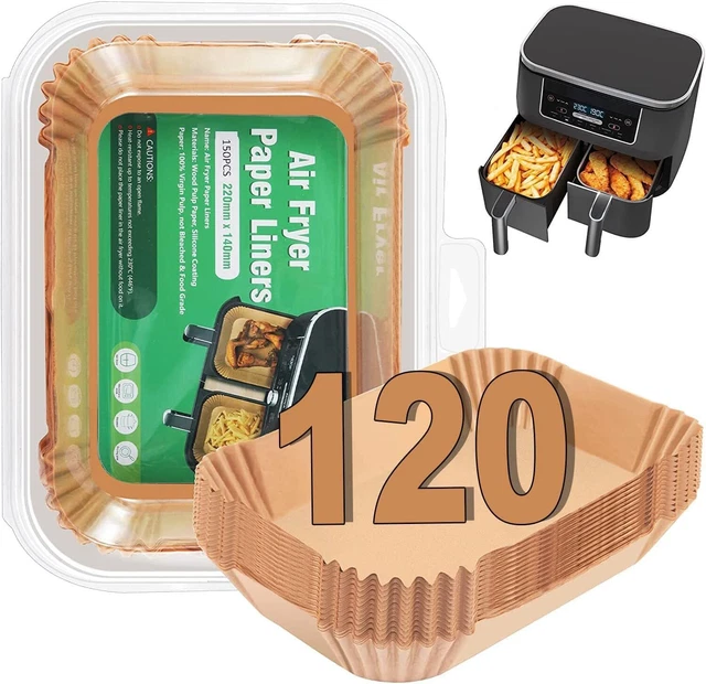 4 Pièces Plaque De Friteuse À Air Doublures En Papier Parchemin Pour