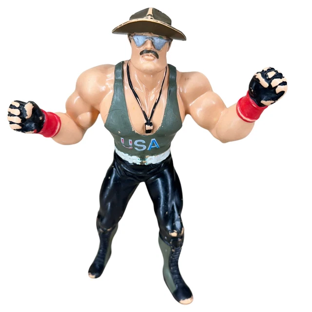 Sgt Slaughter LJN Style Hasbro 1987 Mail Away WWF Wrestling Figure WWE GI Joe 8"