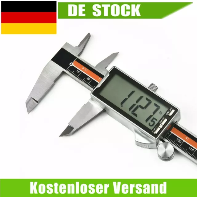 Digitaler Messschieber Schieblehre Messlehre 0-150Mm-Lcd Display Edelstahl