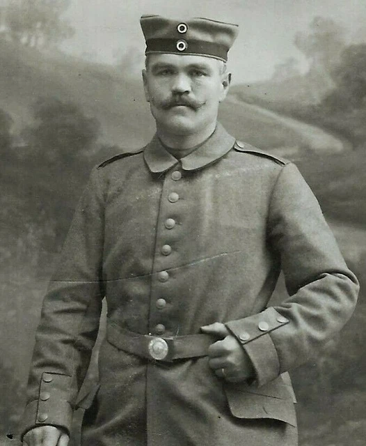 PRE WW1 MILITARY CDV Photo German Soldier Hans Schaffganz Studio Bonn