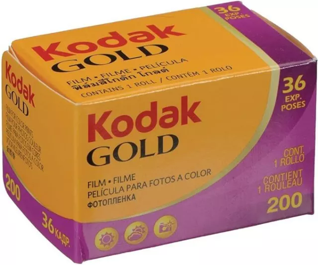 Kodak Gold 200 Color 35mm Film (36 Exposures )Capture Timeless Moments!