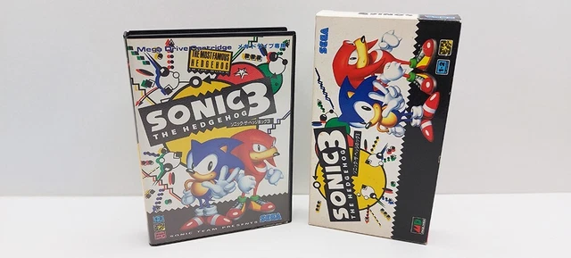 SONIC THE HEDGEHOG 3 + VHS MEGA DRIVE JAP VERSION EUR 149,90 - PicClick FR
