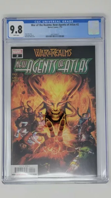 WAR OF THE REALMS NEW AGENTS OF ATLAS 2 CGC 9.8 1st appearance SWORD MASTER